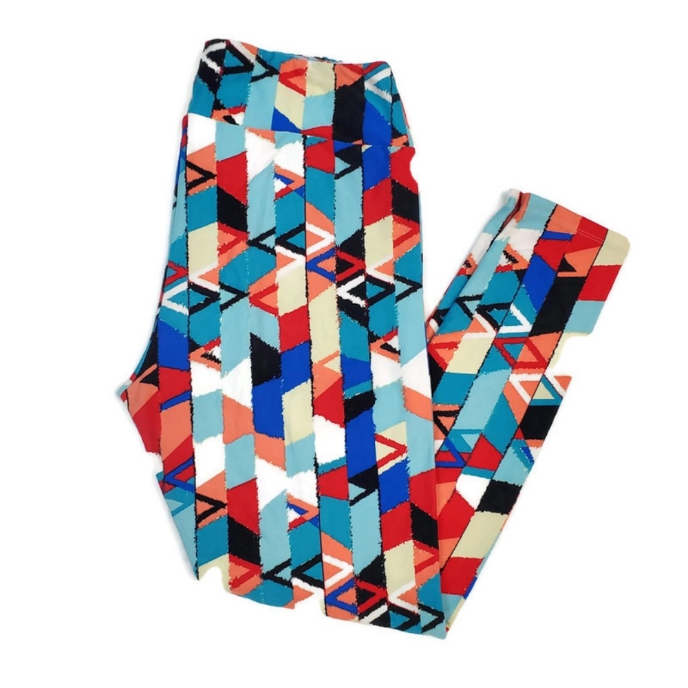 LuLaRoe One Size Tall & Curvy Printed Leggings